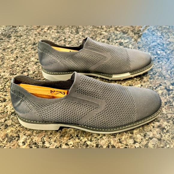 Skechers Mark Nason Dress Knit Chet Slip Ons Gray Mens Size 12M - Picture 2 of 8
